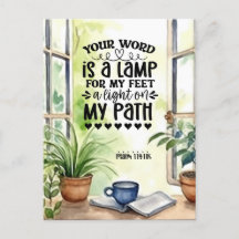 Psalm 119:105 Uw Woord is een Lamp Bijbelvers