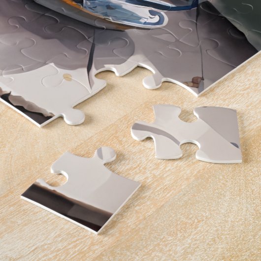 Psalm 119:105 Uw Woord is een Lamp Bijbelvers Legpuzzel (Zijkant)