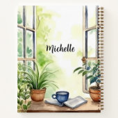 Psalm 119:105 Uw Woord is een Lamp Bijbelvers Notitieboek (Achterkant)