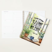 Psalm 119:105 Uw Woord is een Lamp Bijbelvers Planner (Display)