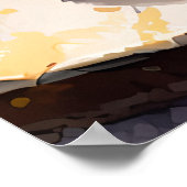 Psalm 119:105 Uw Woord is een Lamp Bijbelvers Poster (Hoek)