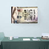 Psalm 119:105 Uw Woord is een Lamp Bijbelvers Spandoek (Beurs)