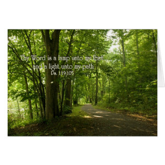 Psalm 119:105 Uw woord is een lamp voor mijn voets