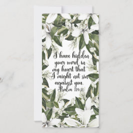 Psalm 119:11, Waterverf tweeslachtig bladwijzer