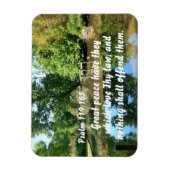 Psalm 119:165 Grote vrede hebben ze die van je hou Magneet (Verticaal)