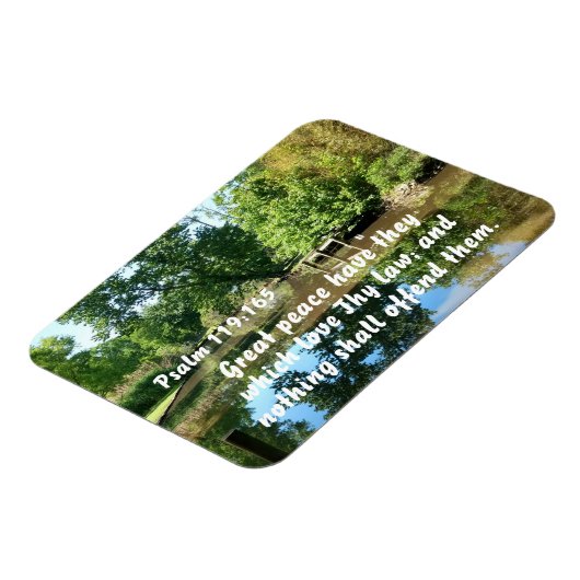 Psalm 119:165 Grote vrede hebben ze die van je hou Magneet (Linkerzijde)