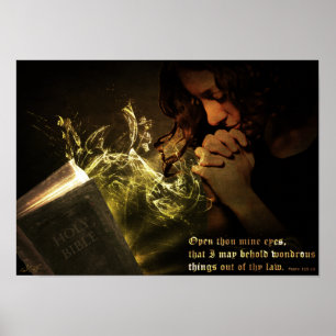Psalm 119:18 Afdrukken Poster