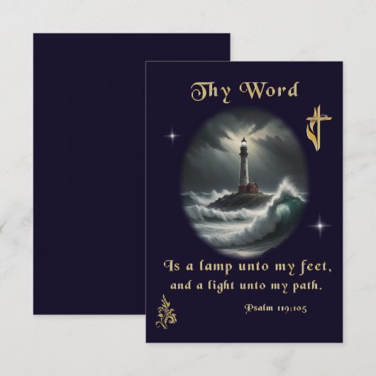 Psalm 119 bedankkaart (Voorkant / Achterkant)