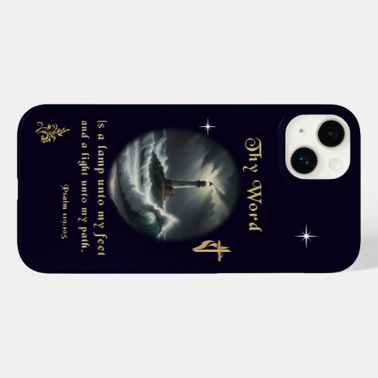 Psalm 119 Case-Mate iPhone case (Achterkant (horizontaal))