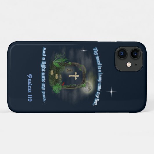 Psalm 119 Case-Mate iPhone case (Achterkant (horizontaal))