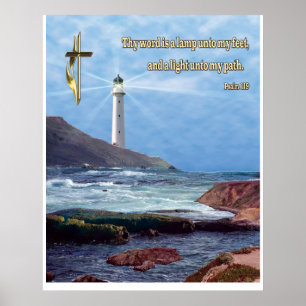 Psalm 119 Christelijk Poster