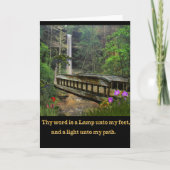 Psalm 119 Christelijke kaart (Voorkant)