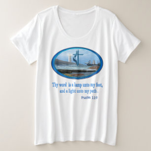 Psalm 119 Christelijke kleding Grote Maat T-shirt
