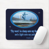 Psalm 119 Christelijke kleding Muismat (Met muis)