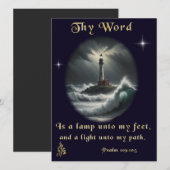 Psalm 119 feestdagenkaart (Voorkant / Achterkant)