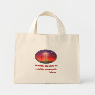Psalm 119 giften mini tote bag