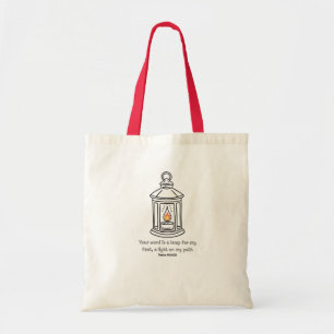 Psalm 119 Lamp & Licht Tote Bag