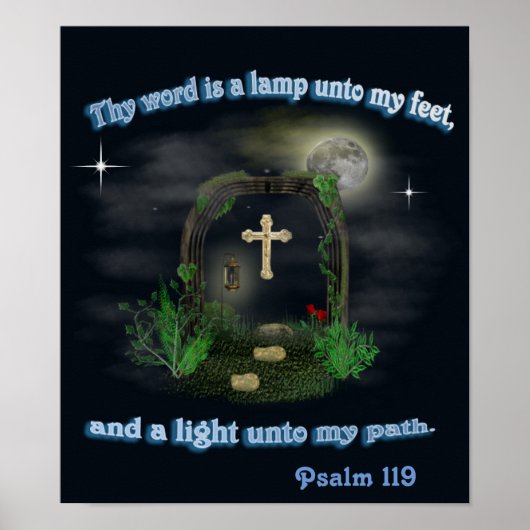 Psalm 119 poster (Voorkant)