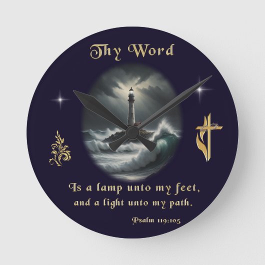 Psalm 119 ronde klok (Voorkant)