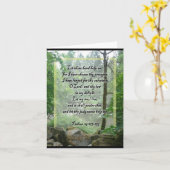 Psalm 119 scripture notecard kaart (Gele Bloem)