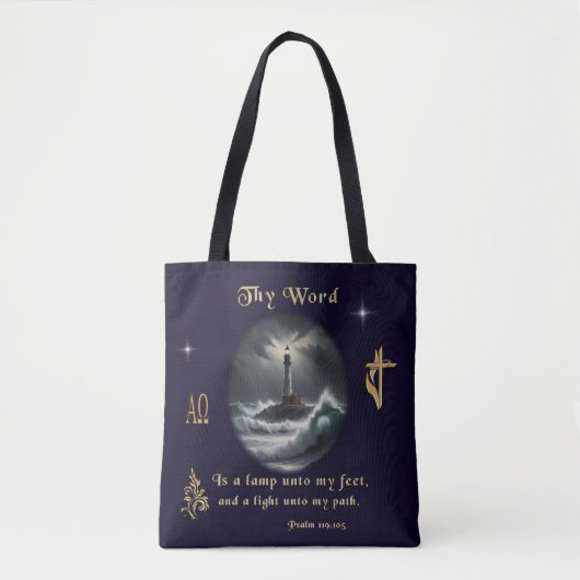 Psalm 119 tote bag (Voorkant)