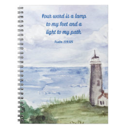 Psalm 119 Uw Woord is een Lamp Bijbelvers Dagboek Notitieboek