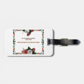 Psalm 11:5, geen geweld bagagelabel (Achterkant horizontaal)