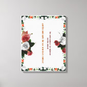 Psalm 11:5, geen geweld canvas afdruk (Voorkant)