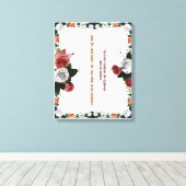 Psalm 11:5, geen geweld canvas afdruk (Insitu (Houten vloer))