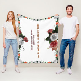 Psalm 11:5, geen geweld fleece deken