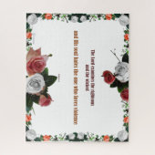 Psalm 11:5, geen geweld legpuzzel (Verticaal)