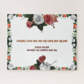 Psalm 11:5, geen geweld legpuzzel (Horizontaal)