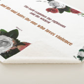 Psalm 11:5, geen geweld sherpa deken (3/4)