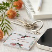 Psalm 11:5, geen geweld sleutelhanger (Voorkant Rechts)