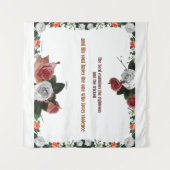 Psalm 11:5, geen geweld wandkleed (Voorkant (horizontaal))