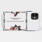 Psalm 11:5, No Violence Case-Mate iPhone Case (Achterkant (horizontaal))
