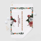 Psalm 11:5, No Violence Golfhanddoek (Insitu)