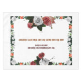 Psalm 11:5, No Violence Tafelkleed (Voorkant (Horizontaal))