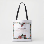 Psalm 11:5, No Violence Tote Bag (Voorkant)