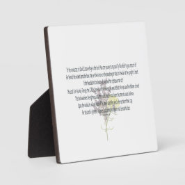 PSALM-11, I took schuilge in the Lord, Floral Fotoplaat