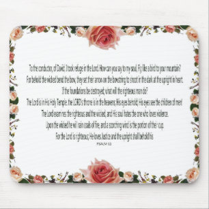 Psalm 11, ik heb een schuilplaats in de Heer Muismat