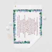 Psalm 11 Schriftkunst - Vertrouwen in de Heer Golfhanddoek (Insitu)