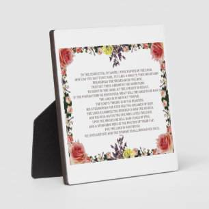Psalm 11 Schriftuur Kunst - Vertrouw op de Heer Fotoplaat