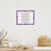 Psalm 11 Schriftuur Kunst - Vertrouw op de Heer Poster (Keuken)