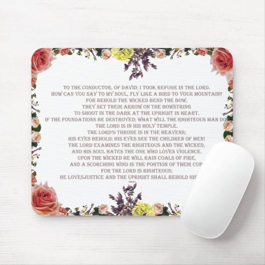 Psalm 11, The Lord Loved Justice Muismat (Met muis)