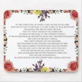 Psalm 11, The Lord Loved Justice Muismat (Voorkant)