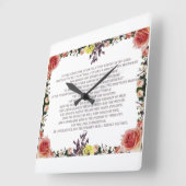 Psalm 11, The Lord Loved Justice Vierkante Klok (Hoek)