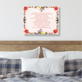 psalm 11 van David tot dirigent; Canvas Afdruk (Insitu (Slaapkamer))