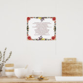 Psalm 11, Voor de dirigent, van David; Poster (Keuken)