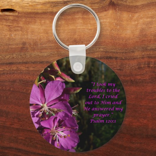 Psalm 120:1 Bijbelverse Sleutelhanger stimuleren (Voorkant)